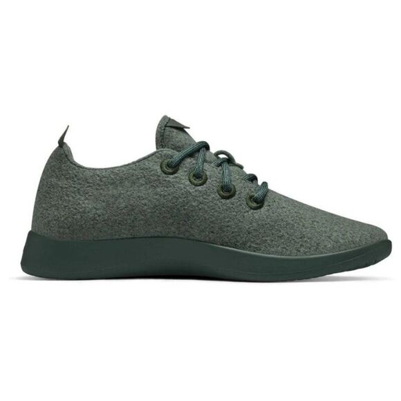 allbirds Women's Wool Runners - Tuke Matcha (Dark Green) 396 - Picture 13 of 14